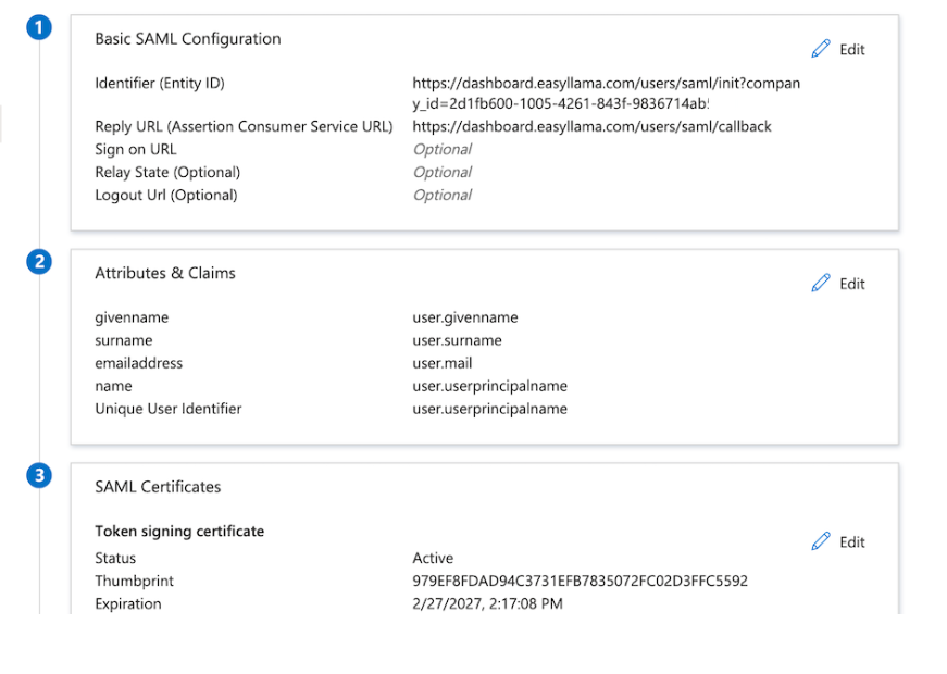 SAML 2.0 with Microsoft Entra - Manual Configuration Guide