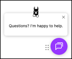 Lima the chat bot, chat bot, Lima, Get Help in the system