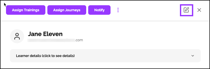 Edit the Learner Profile